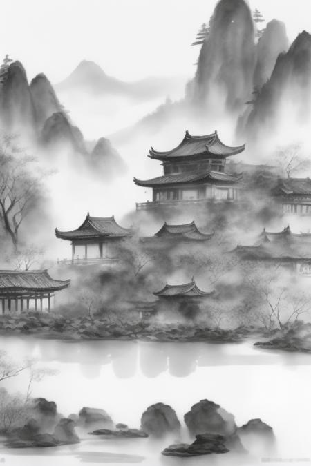 28183-3051696672-no humans, tree, architecture, east asian architecture, scenery, building, white background, fog, outdoors.png